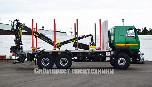 Cортиментовоз МАЗ-МАН 636459 с КМУ / VM10L86 на односкатной ошиновке