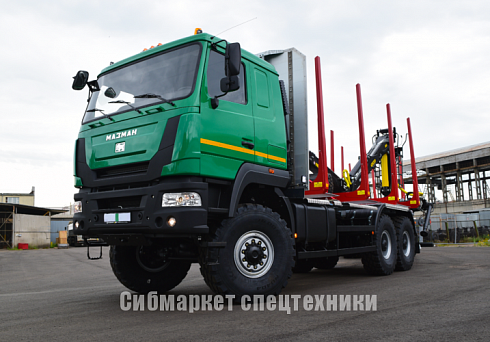Cортиментовоз МАЗ-МАН 636459 с КМУ / VM10L86 на односкатной ошиновке
